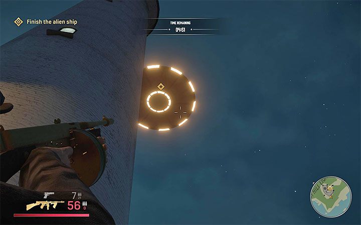 Lastly, shoot the flying saucer with any weapon - Mafia Definitive Edition: Alien Infiltration - Free raid - Mafia Definitive Edition Guide, Walkthrough