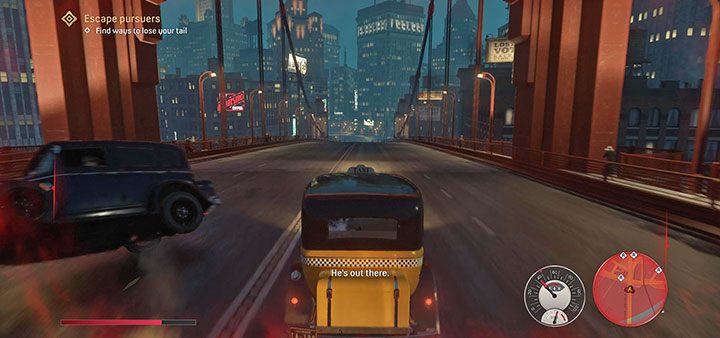 Several gangsters' vehicles block the bridge - Mafia Definitive Edition: An Offer You Cant Refuse - walkthrough - Walkthrough - Mafia Definitive Edition Guide, Walkthrough