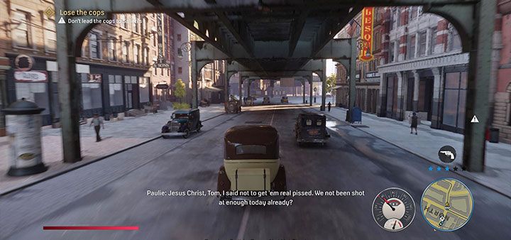 Quickly smash the gate of the parking lot - Mafia Definitive Edition: Molotov Party - walkthrough - Walkthrough - Mafia Definitive Edition Guide, Walkthrough