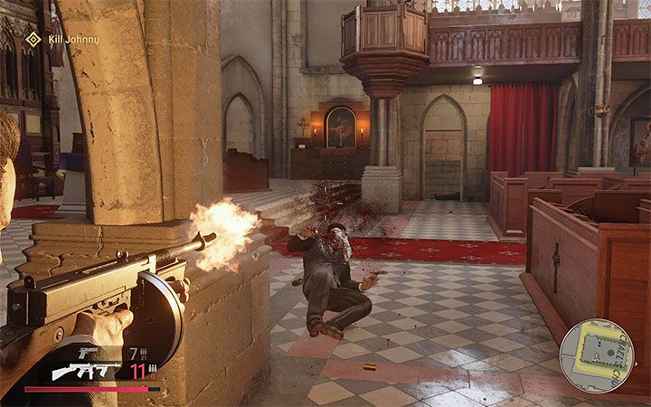 Stay on the upper level and head towards opposite balconies - Mafia Definitive Edition: The Saint and the Sinner - walkthrough - Walkthrough - Mafia Definitive Edition Guide, Walkthrough