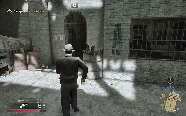 The next fight with law enforcement will take place in the previously visited multi-storey prison block with cells on the sides - Mafia Definitive Edition: Election Campaign - walkthrough - Walkthrough - Mafia Definitive Edition Guide, Walkthrough