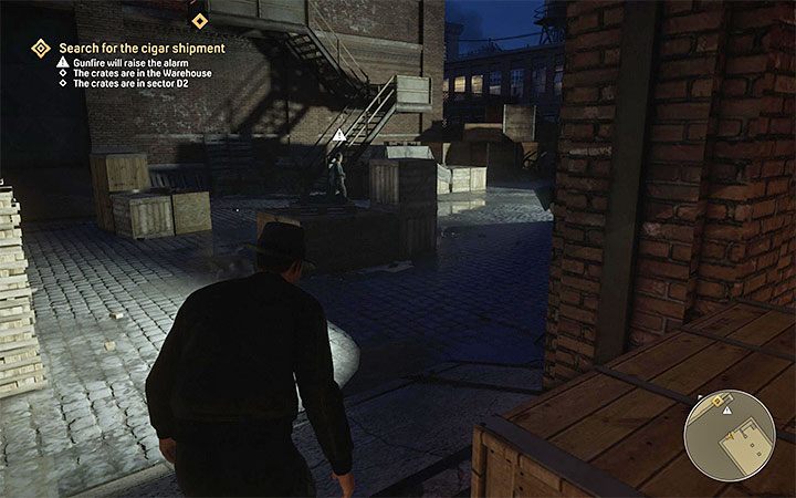 You need to get to the warehouse north of where you are - Mafia Definitive Edition: Just for Relaxation - walkthrough - Walkthrough - Mafia Definitive Edition Guide, Walkthrough