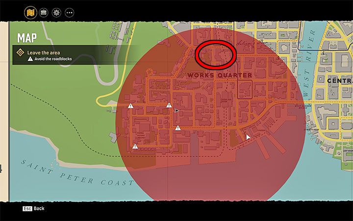 You have to try to find a way out of the Works Quarter - Mafia Definitive Edition: Just for Relaxation - walkthrough - Walkthrough - Mafia Definitive Edition Guide, Walkthrough