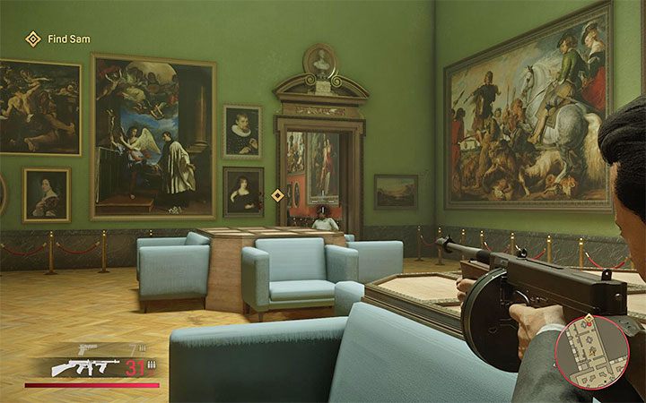 You must now begin the long walk through the art gallery - Mafia Definitive Edition: The Death of Art - walkthrough - Walkthrough - Mafia Definitive Edition Guide, Walkthrough