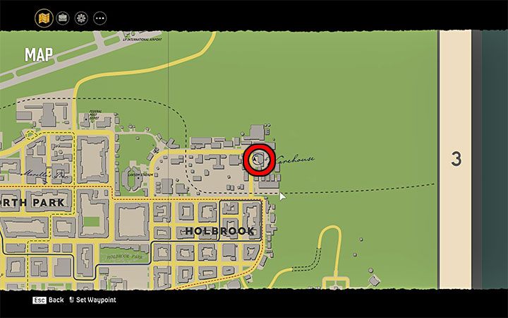 The card is found outside Salieri's warehouse in the northeast part of the Holbrook district - Mafia Definitive Edition: Cigarette Cards - list and locations - Secrets and finders - Mafia Definitive Edition Guide, Walkthrough