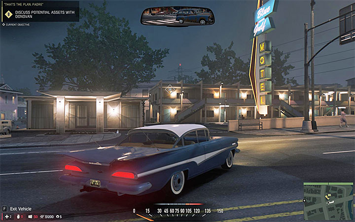 Donovan can be found in the motel - Old Times Sake (recruitment of Cassandra) | Walkthrough - Story missions - Mafia III Game Guide