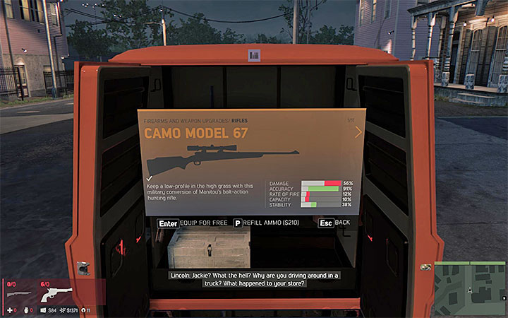 The base weapons from each category are available for free - Prostitution (prostitution racket) | Walkthrough - Story missions - Mafia III Game Guide