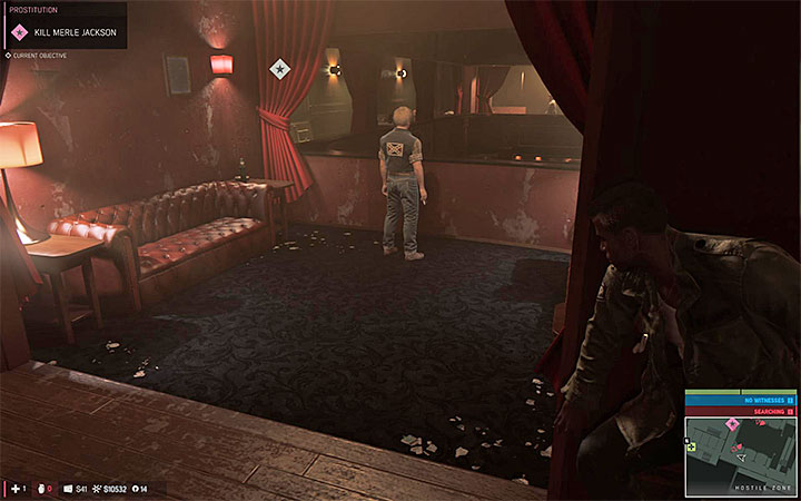 You can avoid or kill the gangsters encountered on the first floor - Prostitution (prostitution racket) | Walkthrough - Story missions - Mafia III Game Guide