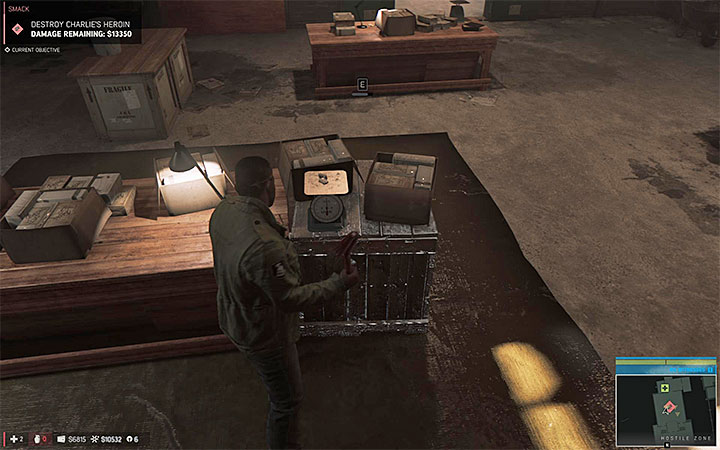 Use the crowbar for destroying the chests - Smack (heroin racket) | Walkthrough - Story missions - Mafia III Game Guide