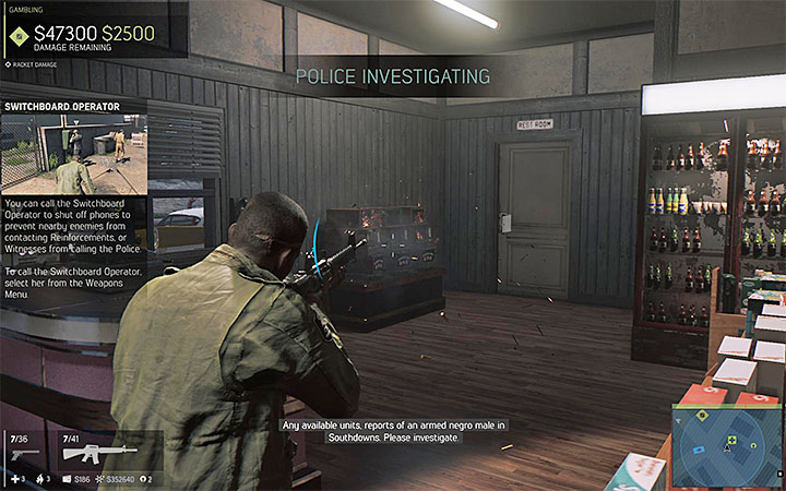 You can destroy the machines using any firearm - Gambling (illegal gambling racket) | Walkthrough - Story missions - Mafia III Game Guide