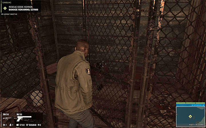 Open the gate to free Eddie - Gambling (illegal gambling racket) | Walkthrough - Story missions - Mafia III Game Guide
