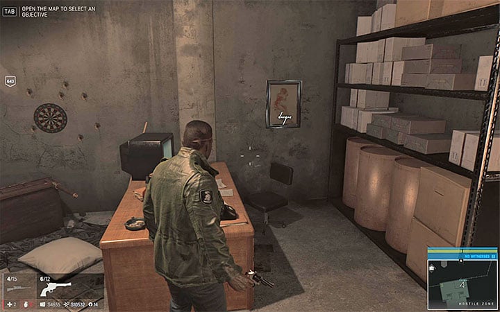 Reach the small room - Vargas paintings | Secrets - Secrets - Mafia III Game Guide