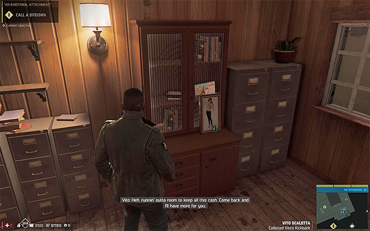 Painting 9 is well hidden behind the counter and painting 10 is in Vitos office - Vargas paintings | Secrets - Secrets - Mafia III Game Guide