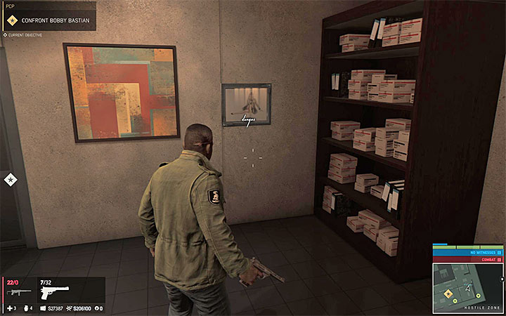 Look in the office, in which you have confronted Bobby Bastian - Vargas paintings | Secrets - Secrets - Mafia III Game Guide