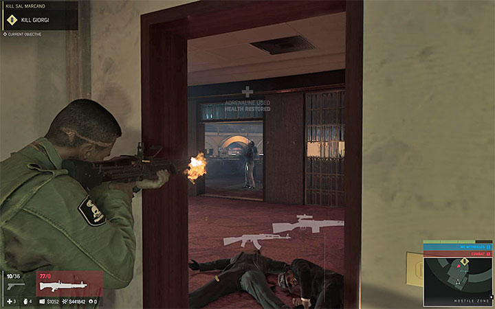 If you get compromised, fire some reliable gun at Giorgio and add a couple grenades. - Kill Sal Marcano (murdering Sal Marcano) - final mission | Walkthrough - Story missions - Mafia III Game Guide