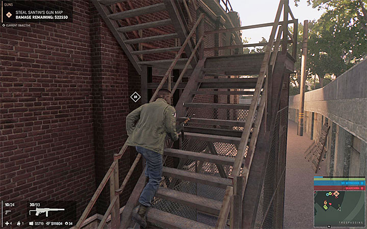 The map is located in one of the buildings guarded by gangsters - Guns (weapons racket) | Walkthrough - Story missions - Mafia III Game Guide