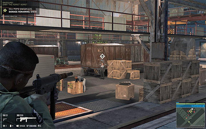 You can kill Jerry by shooting him from distance or by getting close to him - Smuggling (smuggling racket) | Walkthrough - Story missions - Mafia III Game Guide