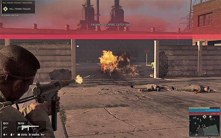 You can attack Pagani when he will try leaving the garage - Kill Frank Pagani: Takedown (murdering Frank Pagani) | Walkthrough - Story missions - Mafia III Game Guide