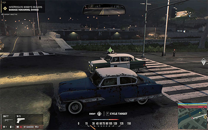 You can shoot down the taxi crew while driving or you can make the vehicle stop - PCP (drugs racket) | Walkthrough - Story missions - Mafia III Game Guide