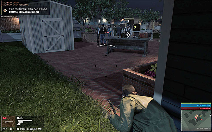 The members of the racist group are gathering in three different locations - in the mansion, in the Heritage Center and in the camp at the edge of the city - Southern Union (racist organization racket) | Walkthrough - Story missions - Mafia III Game Guide