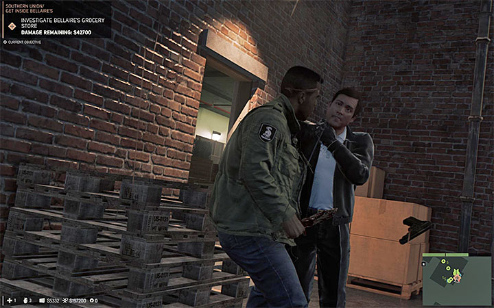 Consider using the side entrance to the building - Southern Union (racist organization racket) | Walkthrough - Story missions - Mafia III Game Guide