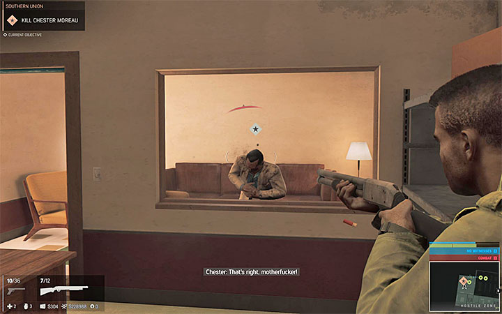 If needed, you can weaken Chester with grenades and a good gunfire - Southern Union (racist organization racket) | Walkthrough - Story missions - Mafia III Game Guide