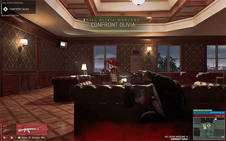 You can easily shoot at Olivia once you flank her - Kill Olivia Marcano (eliminating Olivia Marcano) | Walkthrough - Story missions - Mafia III Game Guide