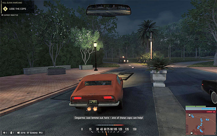 Carefully break through the police barricades - Kill Olivia Marcano (eliminating Olivia Marcano) | Walkthrough - Story missions - Mafia III Game Guide