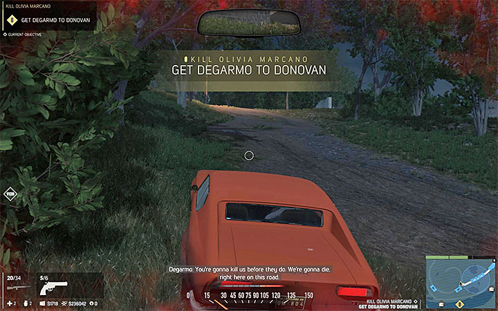 You can lose the police cars by driving fast or by avoiding the main roads - Kill Olivia Marcano (eliminating Olivia Marcano) | Walkthrough - Story missions - Mafia III Game Guide