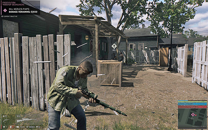 Fences and wooden chests can be easily destroyed, leaving Lincoln vulnerable to enemy attacks - General tips - Basic information - Mafia III Game Guide