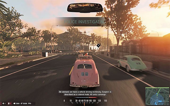 Try to leave the inside of the blue circle as quickly as possible - General tips - Basic information - Mafia III Game Guide