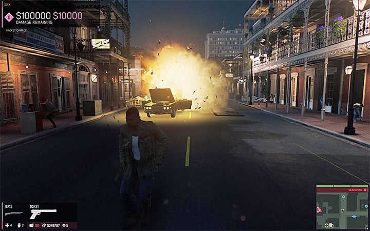 You can blow up the limo with a well-thrown grenade - Sex (prostitution racket) | Walkthrough - Story missions - Mafia III Game Guide