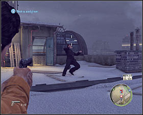 Start running towards the ledge where Joe is standing after you've made your way to the roof #1 - Chapter 4 - Murphy's Law - Walkthrough - Mafia II - Game Guide and Walkthrough