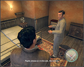 You'll have to reach the top floor where you're going to be greeted by the owner #1 - Chapter 7 - In Loving Memory, F. Potenza - Walkthrough - Mafia II - Game Guide and Walkthrough