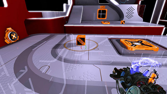 You can activate a passage on the other side by clicking on the panel - Intermediate Integration - Walkthrough - Act I - Magrunner: Dark Pulse - Game Guide and Walkthrough