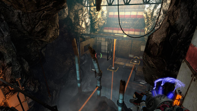 First level outside the cage - Signal Interrupt - Walkthrough - Act II - Magrunner: Dark Pulse - Game Guide and Walkthrough