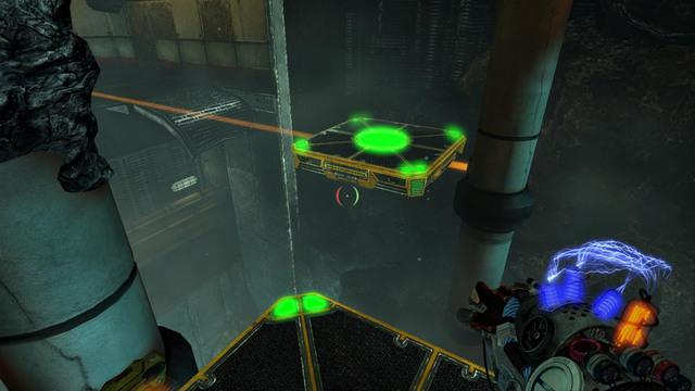 Watch out during jumps. Fall will kill you - Signal Interrupt - Walkthrough - Act II - Magrunner: Dark Pulse - Game Guide and Walkthrough