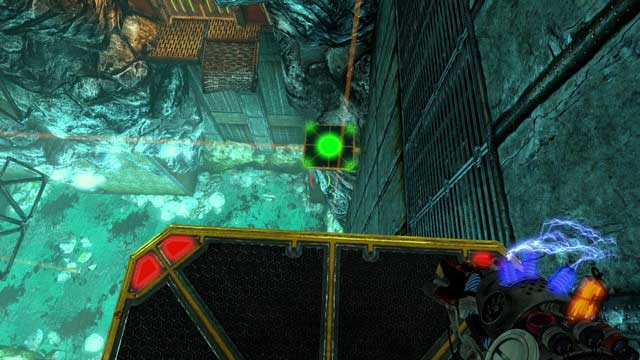 Way back is the same, but with the reversed charges - Signal Interrupt - Walkthrough - Act II - Magrunner: Dark Pulse - Game Guide and Walkthrough