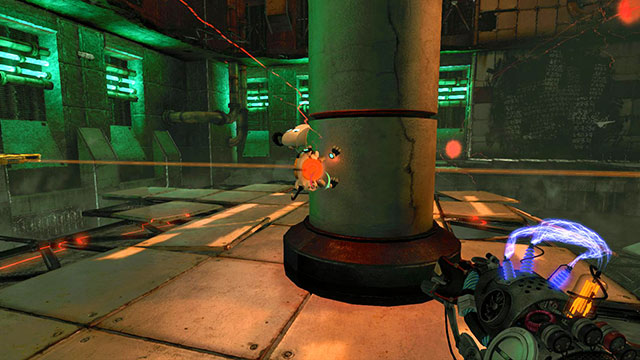 Your friend, Newton. Or nanobots which took his shape ... - Upgrade - Walkthrough - Act II - Magrunner: Dark Pulse - Game Guide and Walkthrough