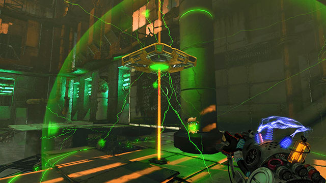 You can also set up red Newton over a platform to push it - Upgrade - Walkthrough - Act II - Magrunner: Dark Pulse - Game Guide and Walkthrough