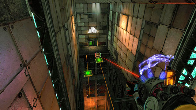 You can see exit door - Upgrade - Walkthrough - Act II - Magrunner: Dark Pulse - Game Guide and Walkthrough