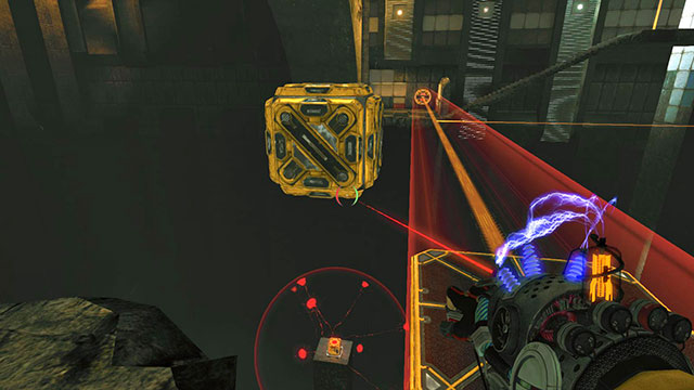 When you are there, change the magnetic engine on the other side to red - Friendly Fire - Walkthrough - Act II - Magrunner: Dark Pulse - Game Guide and Walkthrough