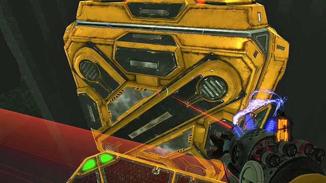 Wait until platform evens with the right side of wall - Friendly Fire - Walkthrough - Act II - Magrunner: Dark Pulse - Game Guide and Walkthrough