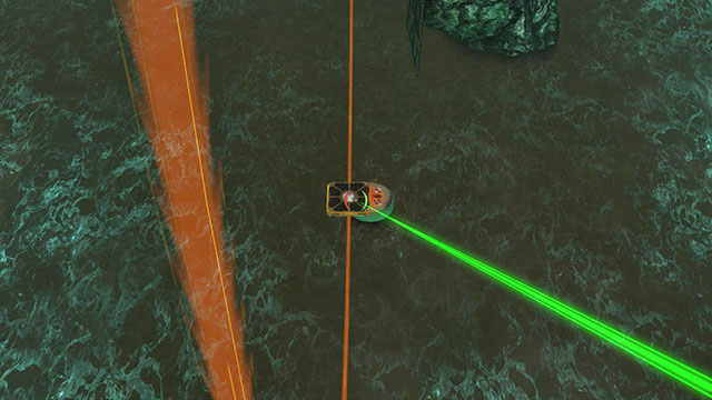 When you get to the concrete footbridge, jump on it and walk to its end - Ruptured - Walkthrough - Act II - Magrunner: Dark Pulse - Game Guide and Walkthrough