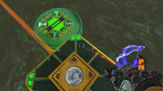 Its easier to change platforms charge - Ruptured - Walkthrough - Act II - Magrunner: Dark Pulse - Game Guide and Walkthrough