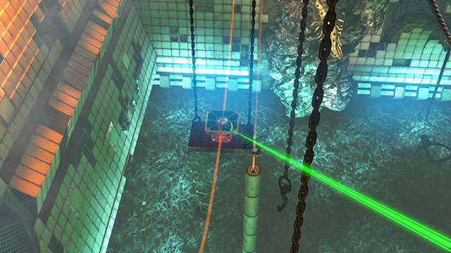 Look down - Ruptured - Walkthrough - Act II - Magrunner: Dark Pulse - Game Guide and Walkthrough