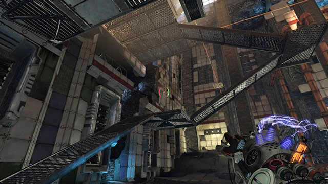 Up you find another checkpoint - Proving Grounds - Walkthrough - Act II - Magrunner: Dark Pulse - Game Guide and Walkthrough