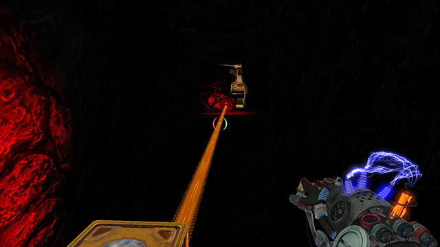 Beware, there is nothing beneath the beam - Darkness - Walkthrough - Act II - Magrunner: Dark Pulse - Game Guide and Walkthrough