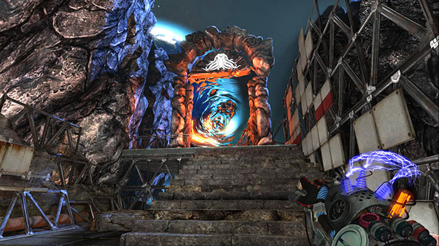 New-looking exit door - The Outsider - Walkthrough - Act III - Magrunner: Dark Pulse - Game Guide and Walkthrough