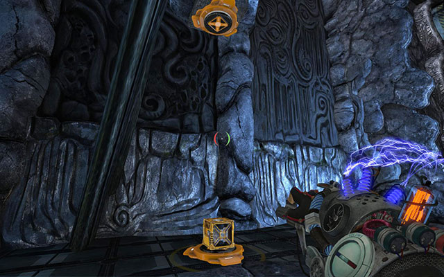 Follow the moving away platform - Near Orbit - Walkthrough - Act III - Magrunner: Dark Pulse - Game Guide and Walkthrough